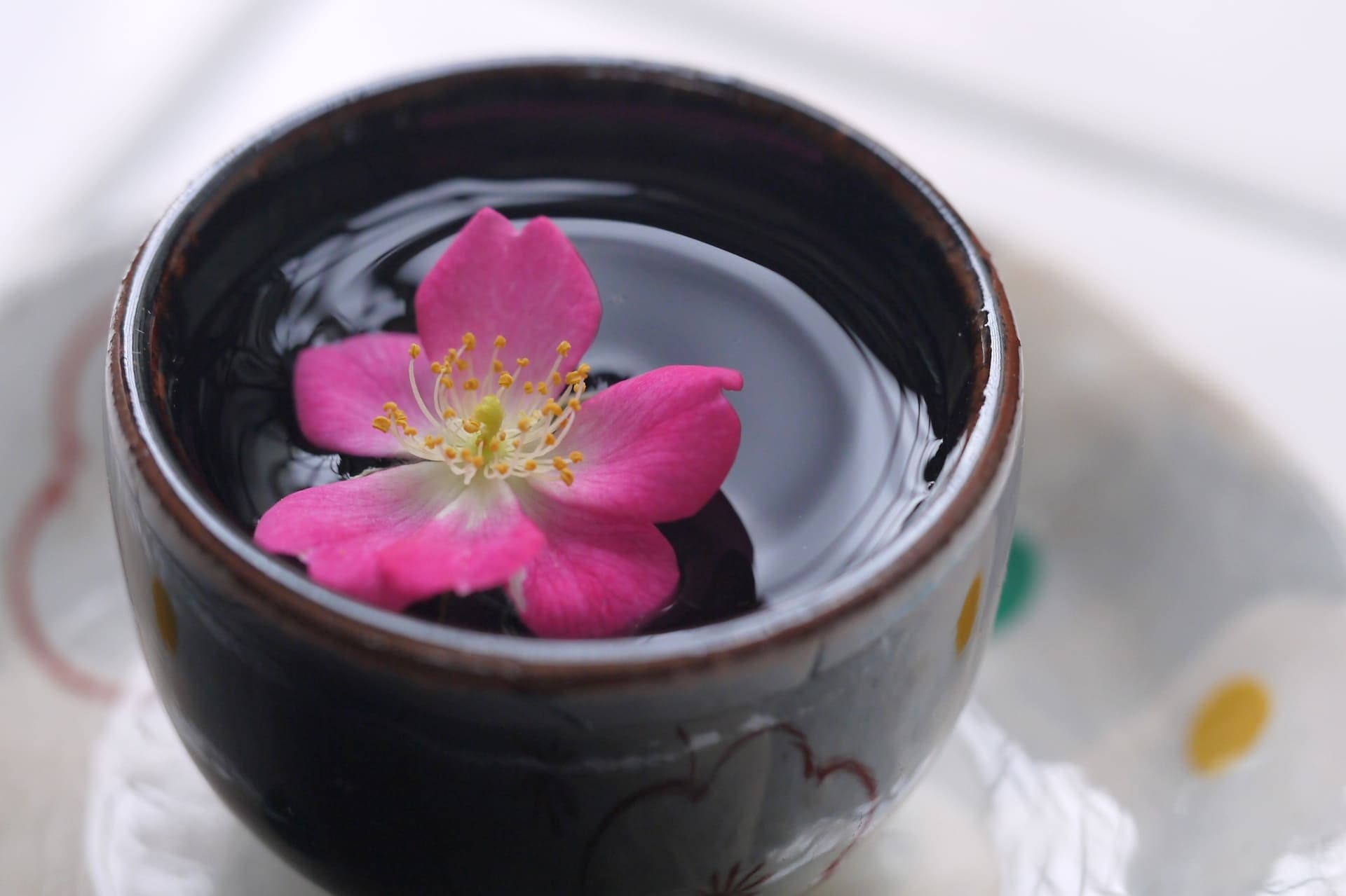 花と日本酒